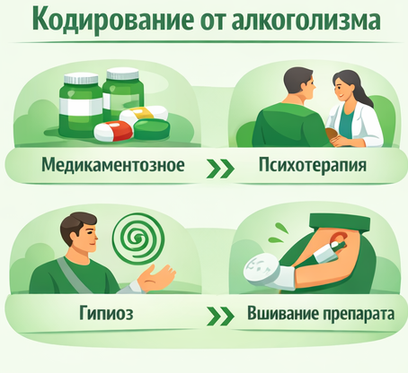 кодирование от алкоголизма в Яровом Санати